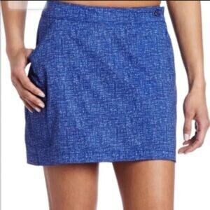 Columbia Omni Freeze Advanced Cooling Blue Heathered Skort Size 6